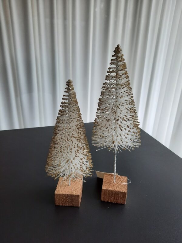 Kerstboom houten basis